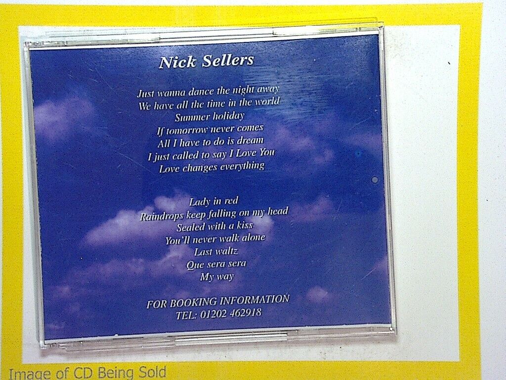 Nick Sellers	In Your Dreams CD Mint Signed