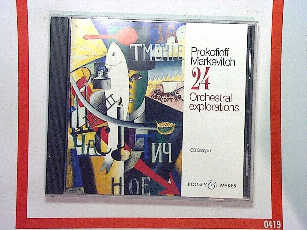 Prokofieff Markevitch	24 Orchestral Explorations  CD Mint (Gift Option)*