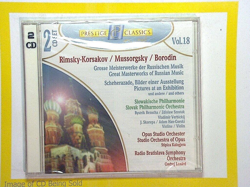 Opus Studio Radio Bratislava Orchestra Great Masterworks Russian Music 2CD New