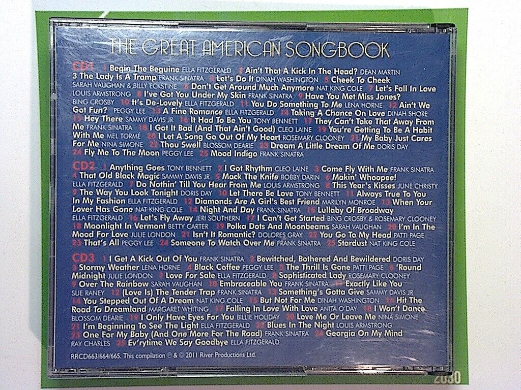 Various Artists	The Great American Songbook [3CD Box Set]
