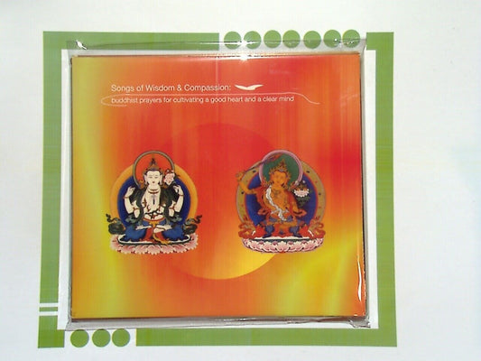 Songs of Wisdom and Compassion: Buddhist Prayers for Cultivating a Good  CD Mint
