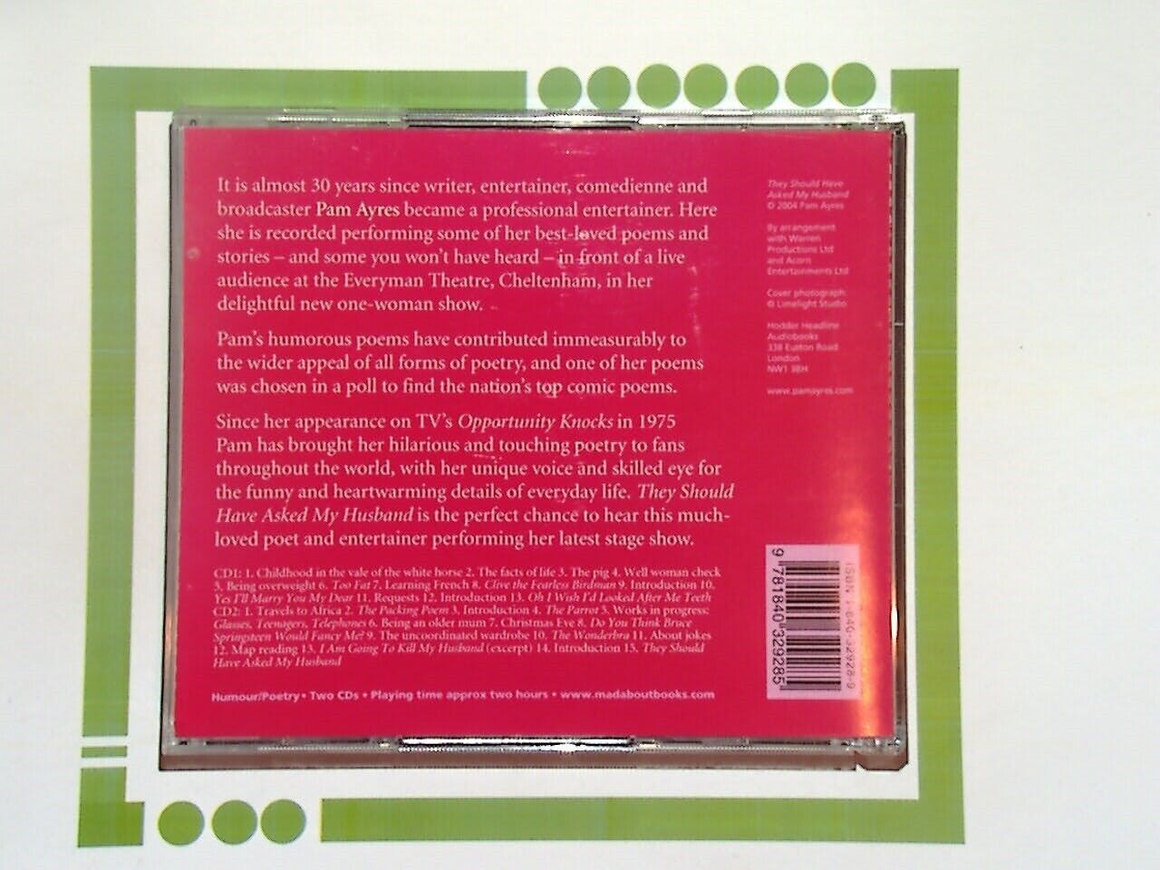 Pam Ayres	They Should Have Asked My Husband CD Mint