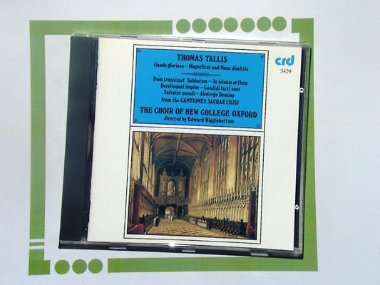 The Choir of New College Oxford	Thomas Tallis  Gaude Gloriosa Magnificat Nr Mnt