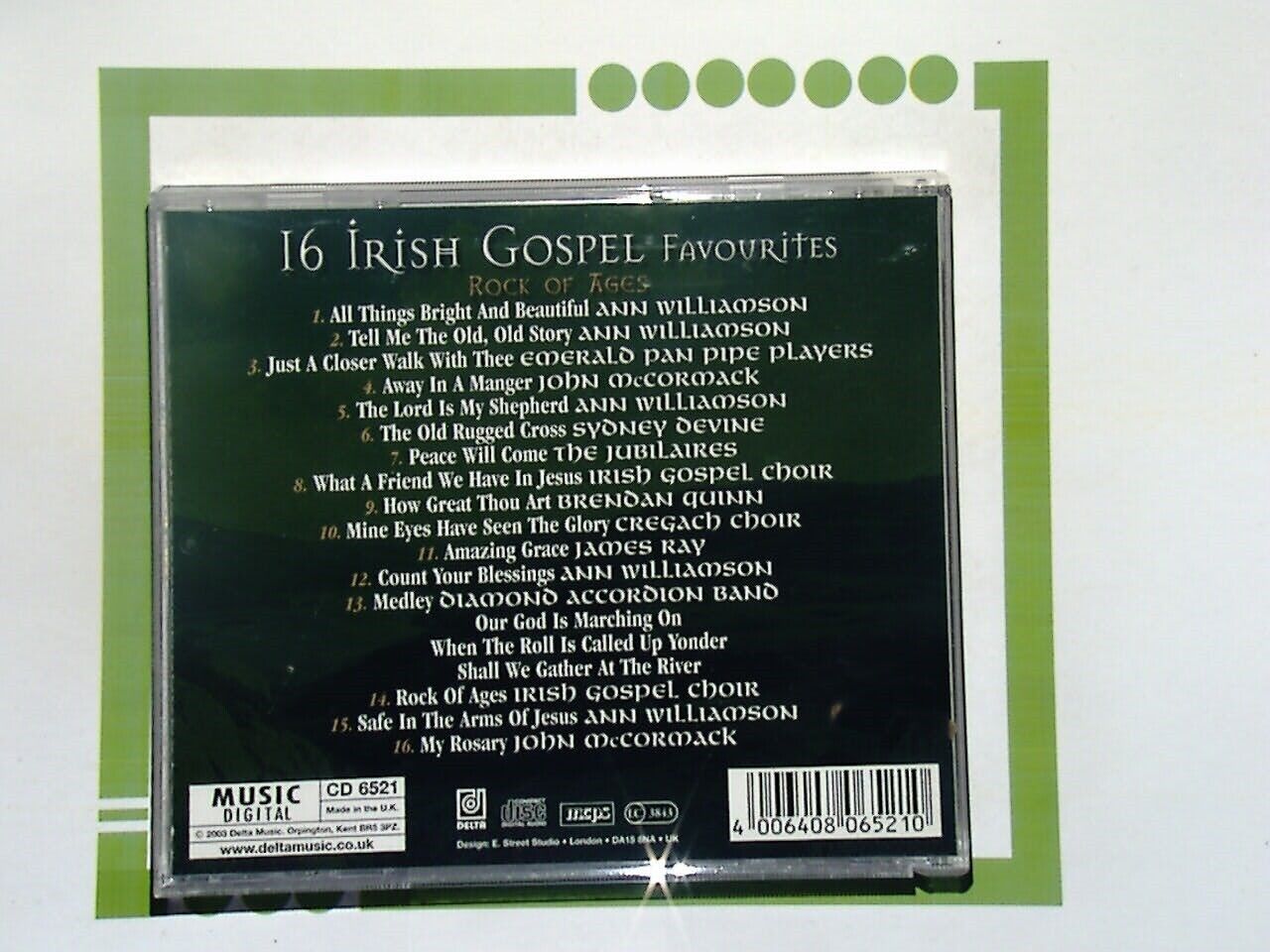 Various Artists Rock of Ages: 20 Irish Gospel Favourites CD Nr Mnt