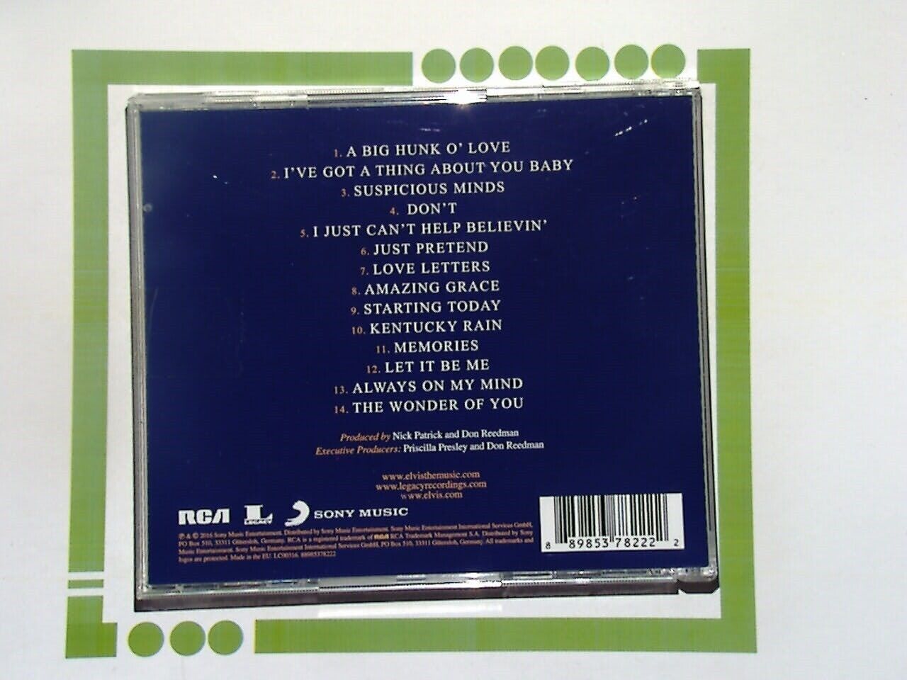 The Wonder Of You: Elvis Presley With The Royal Philharmonic Orchestra CD Mint