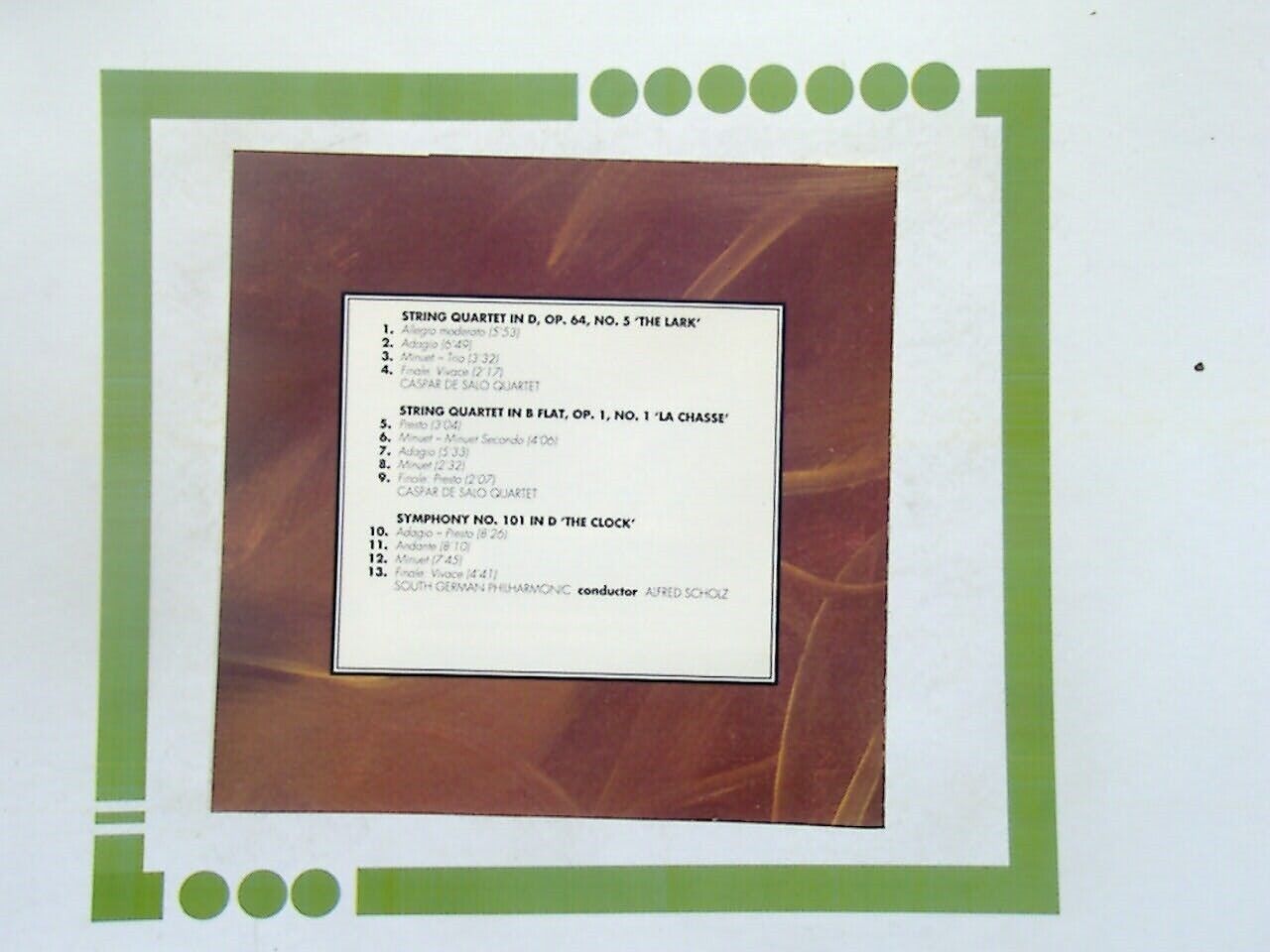 The Classical Collection 57	Haydn Classical Masterpieces CD Nr Mint