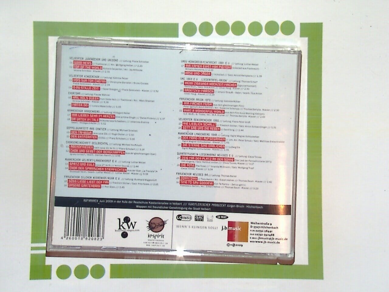 Stadtverband Velberter Chöre e.V. - Velbert singt!	 CD Mint