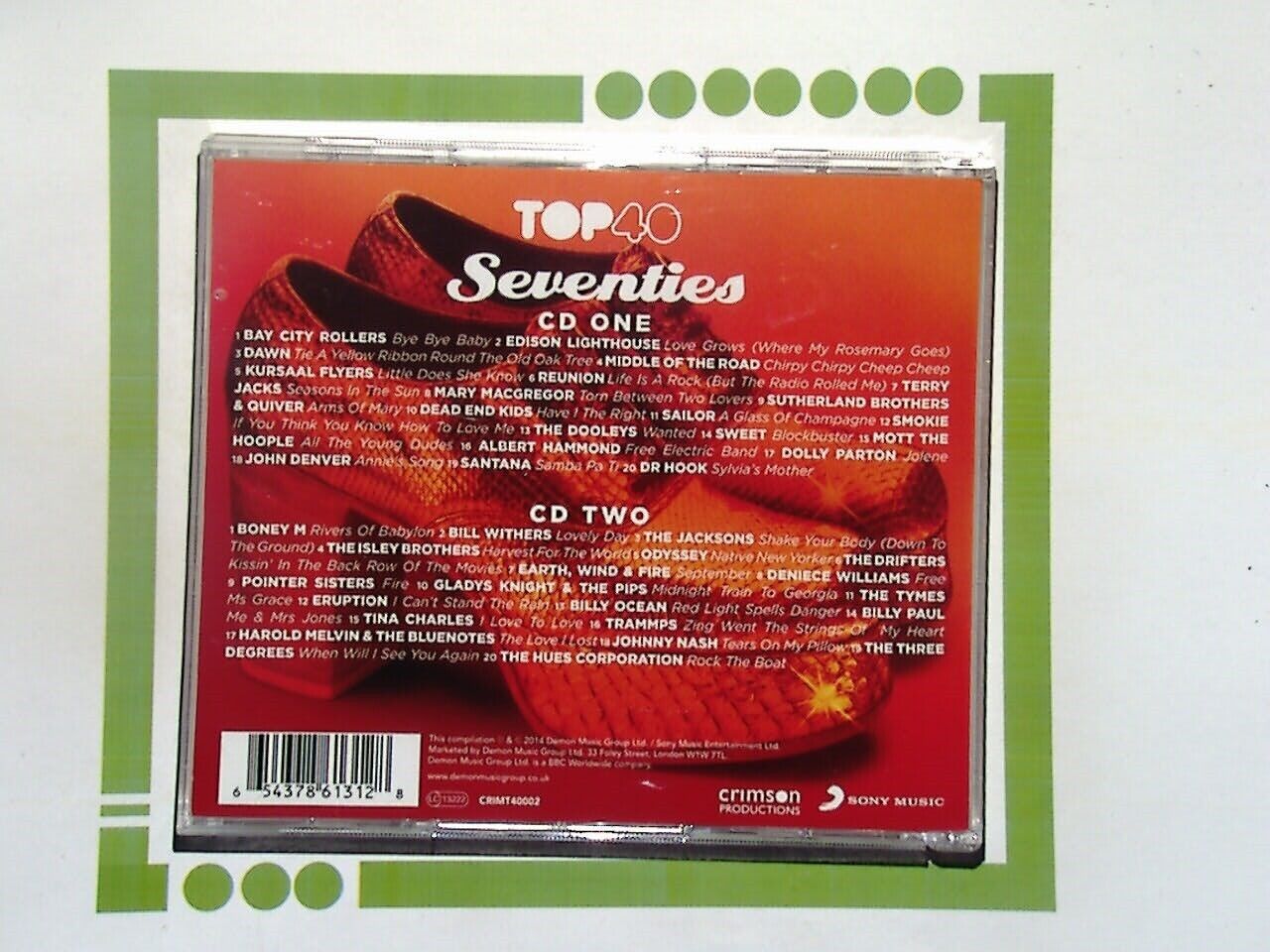 TOP 40 - SEVENTIES 70s Hits CD Mint