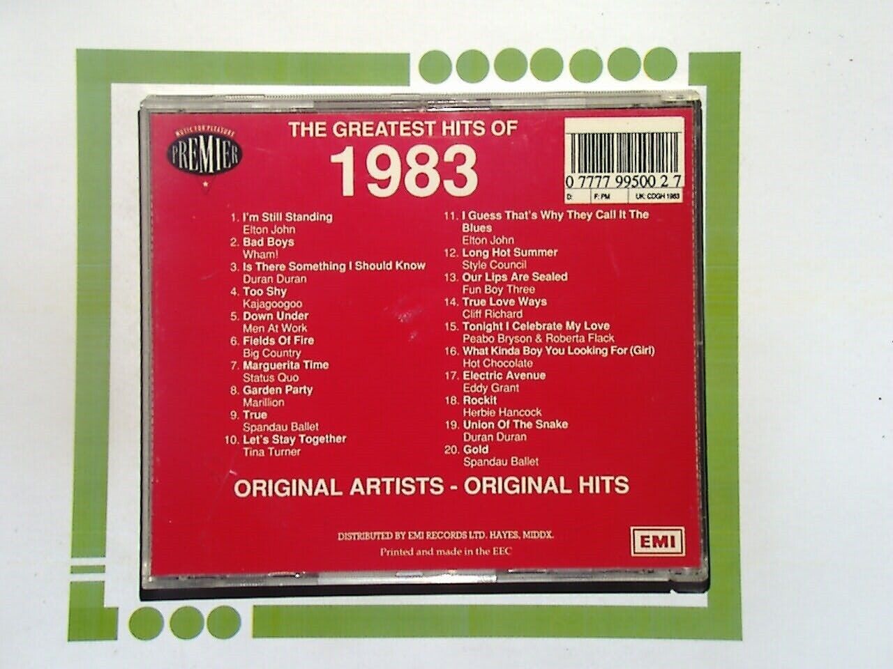 Various Artists - Greatest Hits of 1983 CD VGC