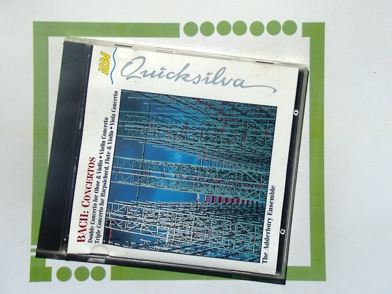 The Adderbury Ensemble	Bach: Concertos CD Nr Mint