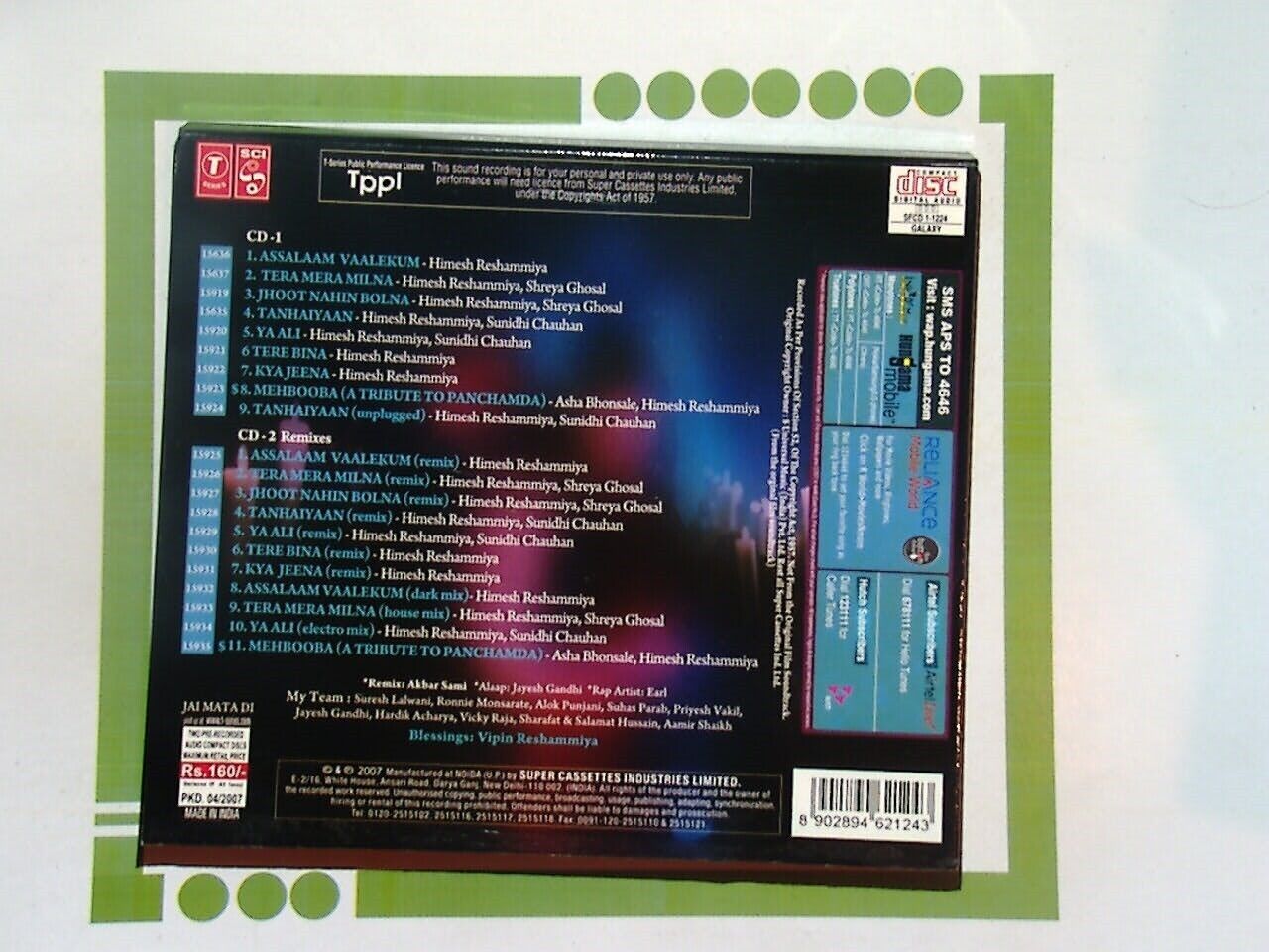 Aap Kaa Surroor	Original Soundtrack 2CD Nr Mnt