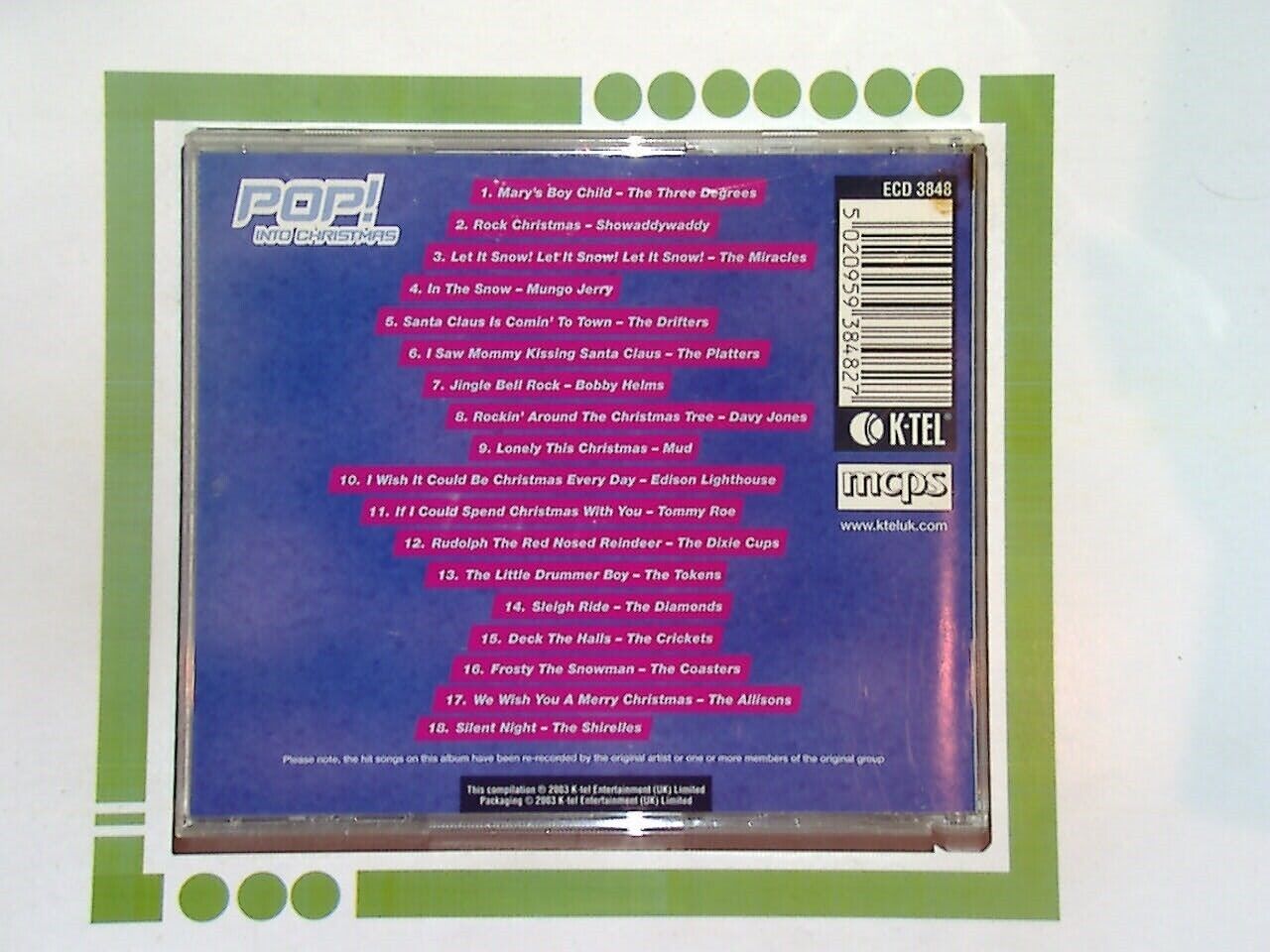 Various	Pop Into Christmas CD VGC