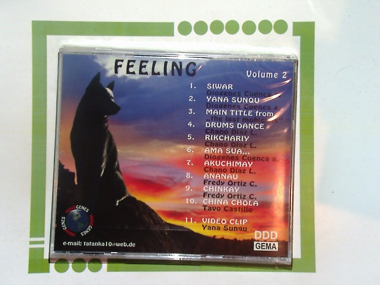 Tatanka	Americas Etnias Sound CD New & Sealed