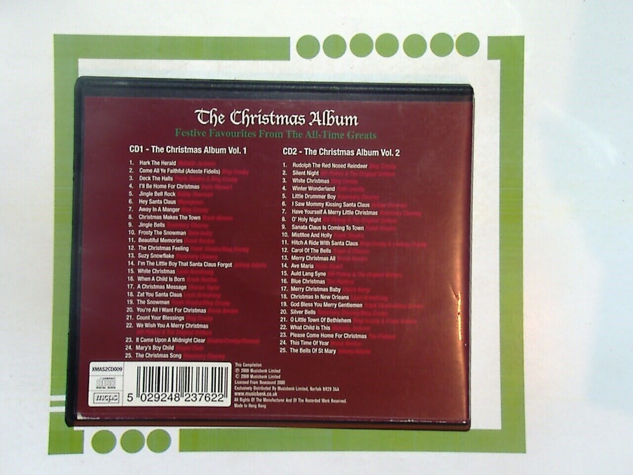The Christmas Album	Festive Favourites From The All-Time Greats CD VGC
