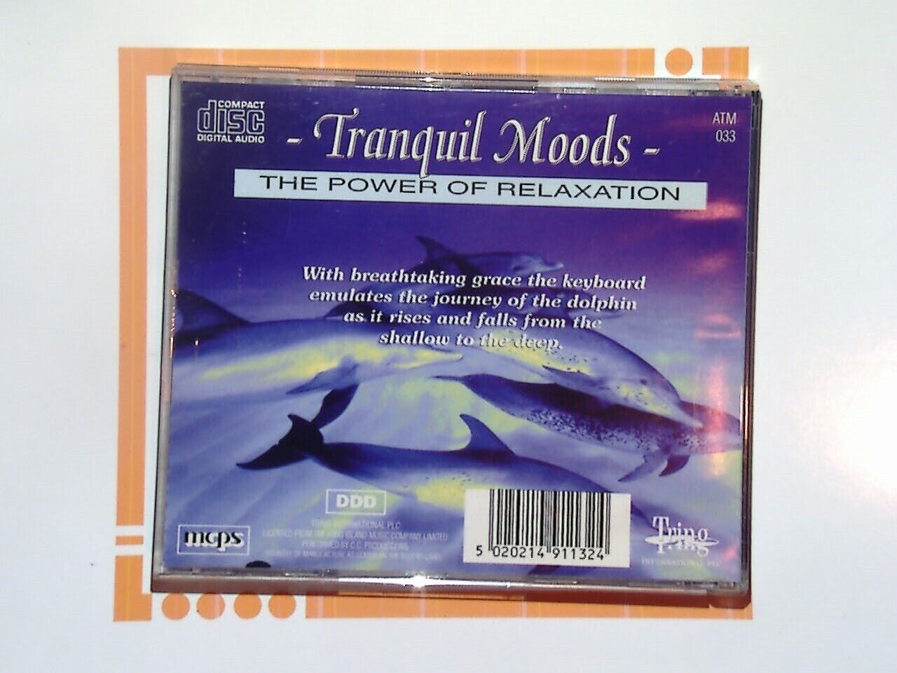 Tranquil Moods	Dolphins Of The Deep  CD Mint