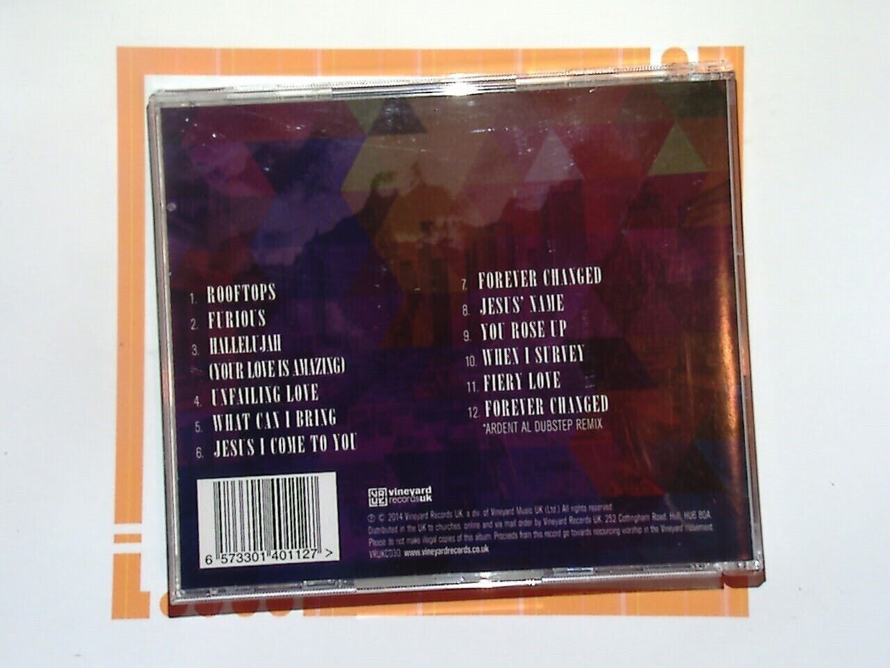 Vineyard UK	Rooftops Worship CD Mint