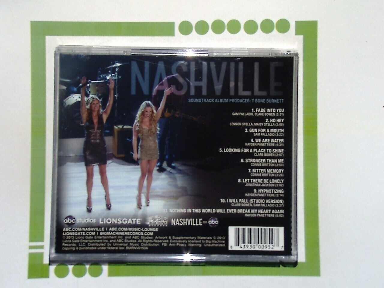 Various	Music of Nashville Oriiginal soundtrack Season 1 Vol 2 CD Mint