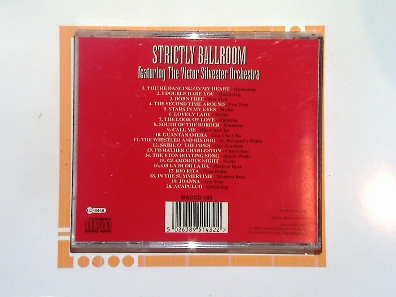 The Victor Silvester Orchestra - Strictly Ballroom CD Near Mint