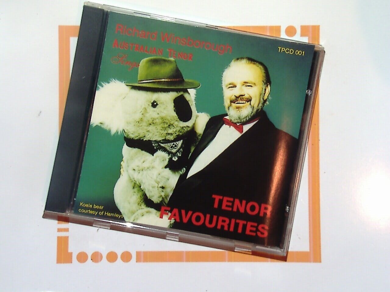 Richard Winsborough Australian Tenor - Tenor Favourites CD Near Mint