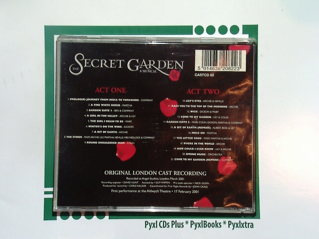 Original London Cast Recording : The Secret Garden - A Musical CD VGC