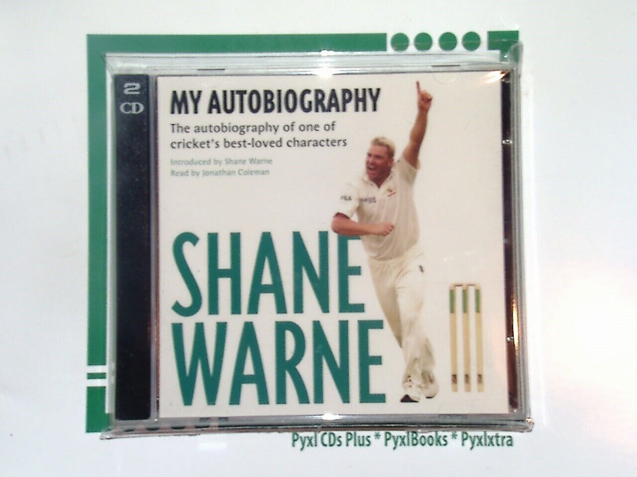 Shane Warne	My Autobiography Audio 2CD (Jonathan Coleman)  Mint