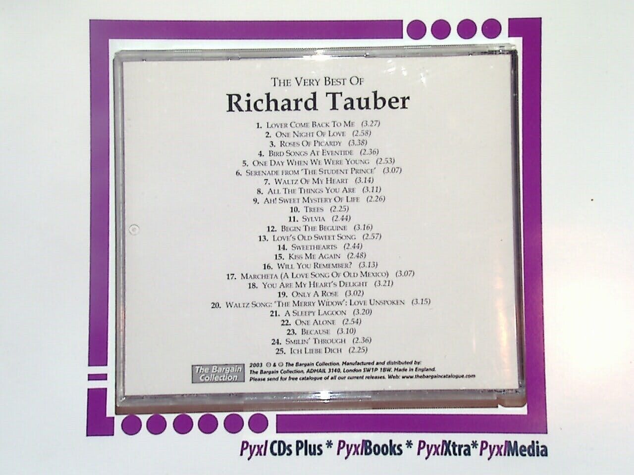 The Very Best Of Richard Tauber CD Nr Mint