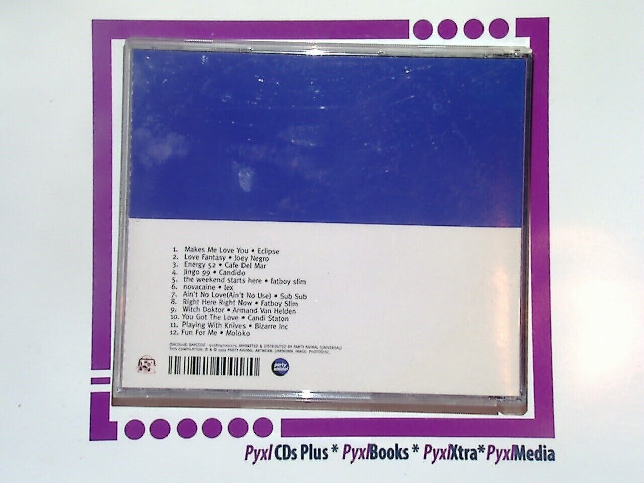 Party Animal	Sexy:house CD VGC