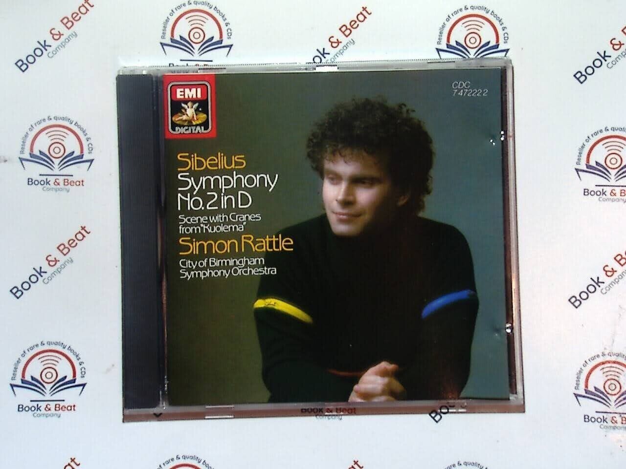 Simon Rattle - Sibelius : Symphony 2 City Of Birmingham Symphony Orch CD Mint