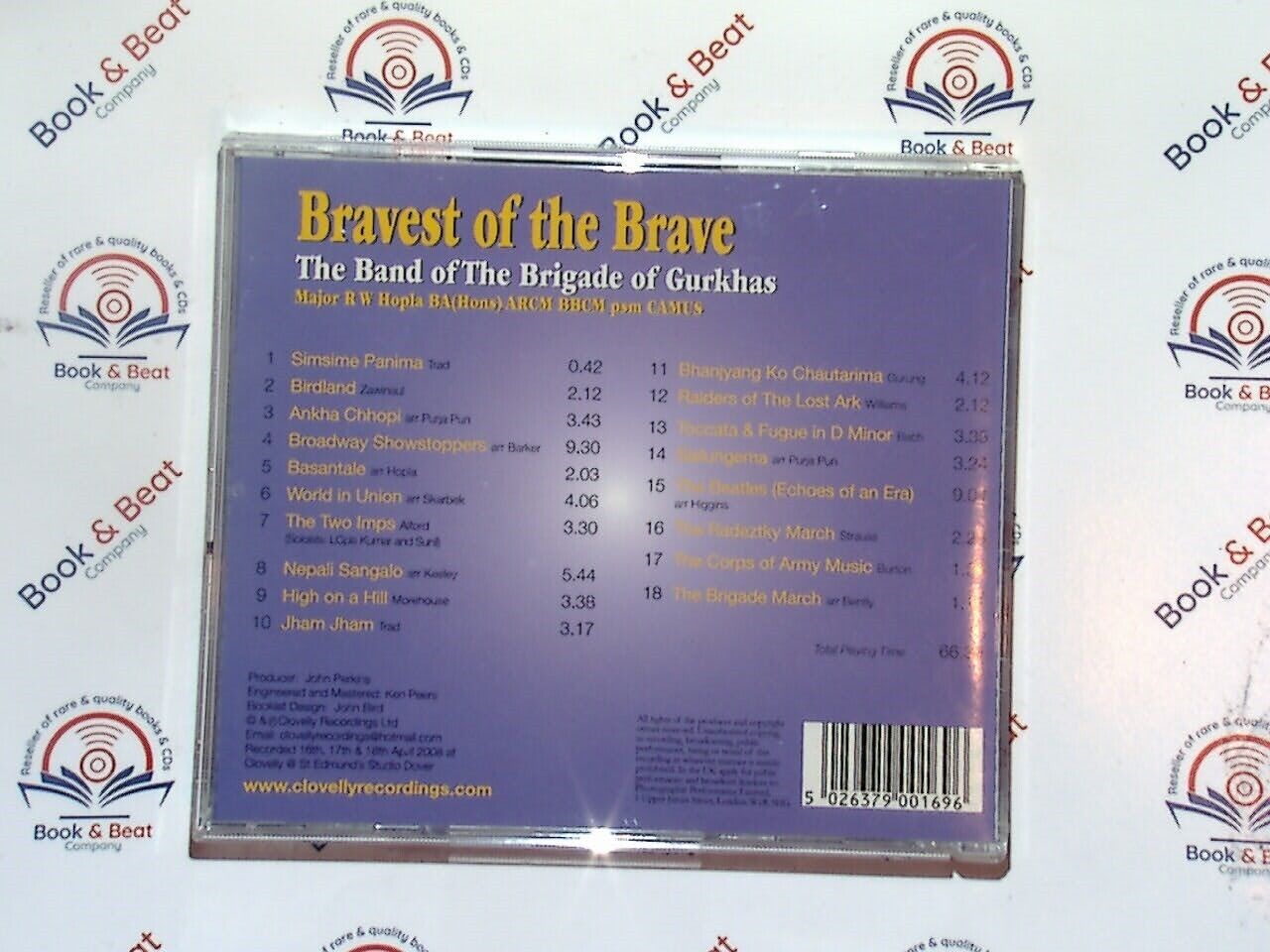 The Band of the Brigade of Gurkhas - Bravest of the Brave CD Mint