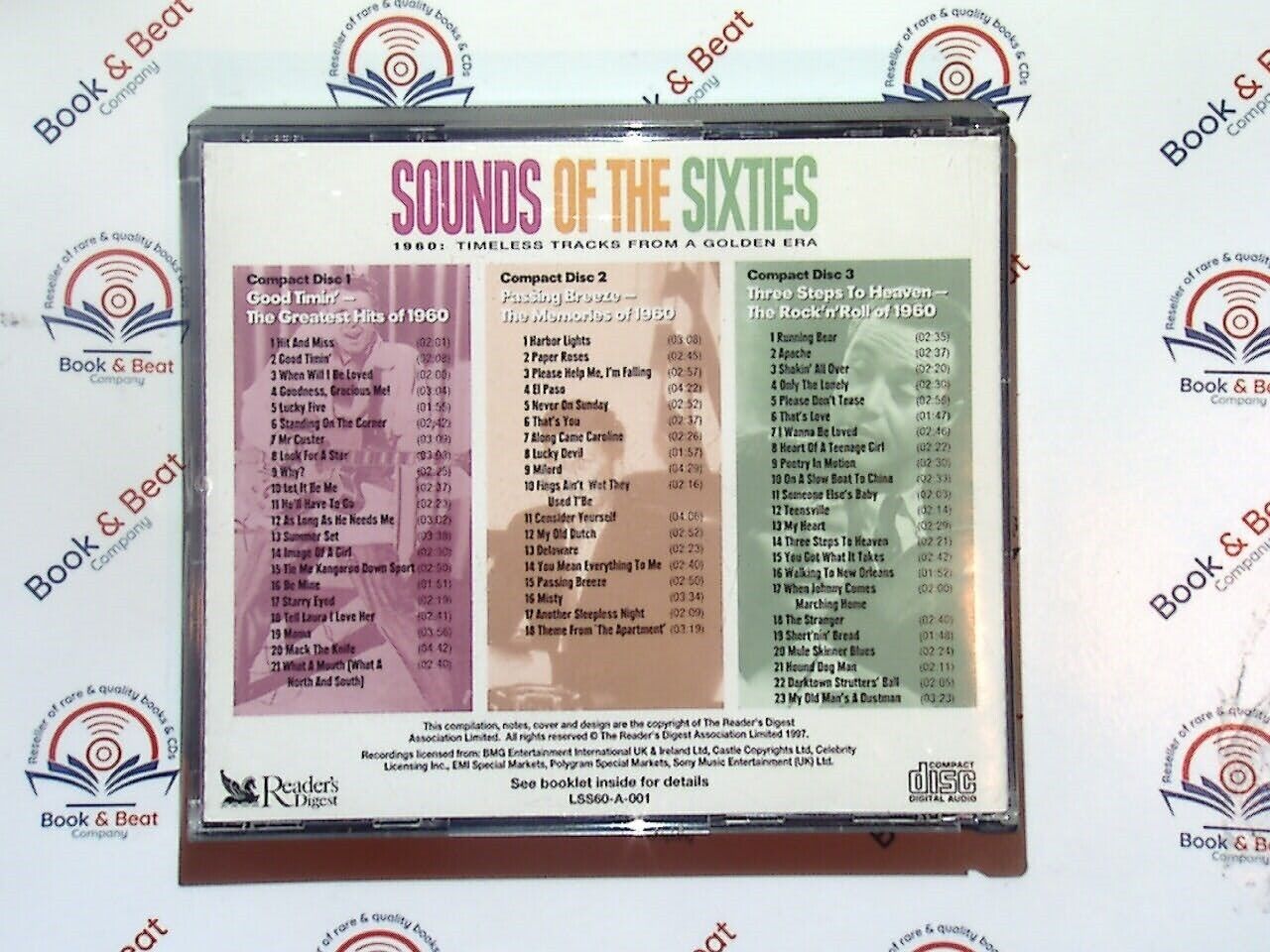 Sounds Of The Sixties 1960 (Reader's Digest) 3CD Nr Mint