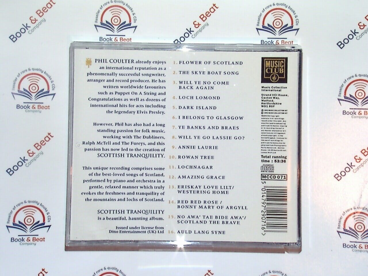 Phil Coulter  - Scottish Tranquility : Piano & Orchestral Classics CD Mint