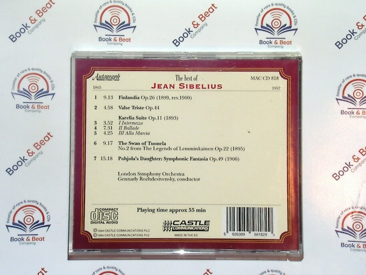 The Best Of Jean Sibelius - Gennady Rozhdestvensky, London Symphony Orc CD Mint