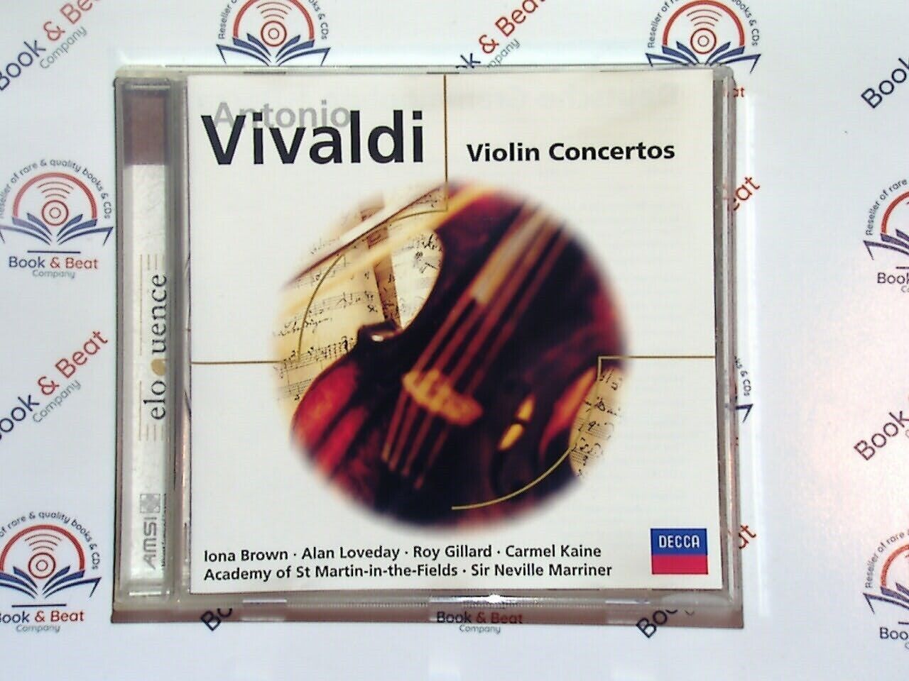 Various - Vivaldi : Violin Concertos (Sir Neville Marriner Alan Loveday) CD Mint