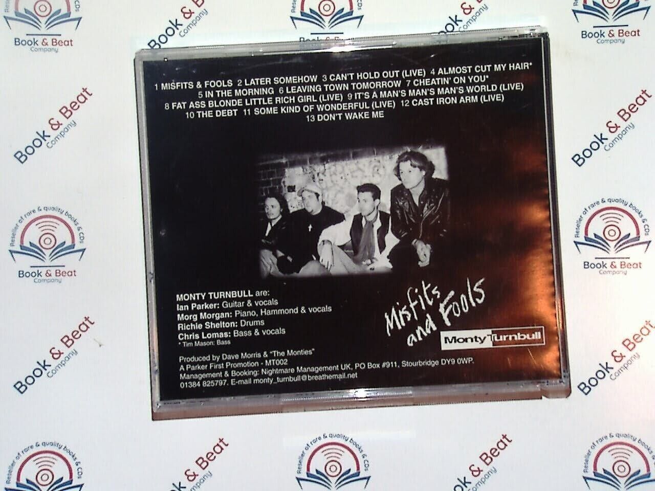 Monty Turnbull	- Misfits And Fools CD Mint