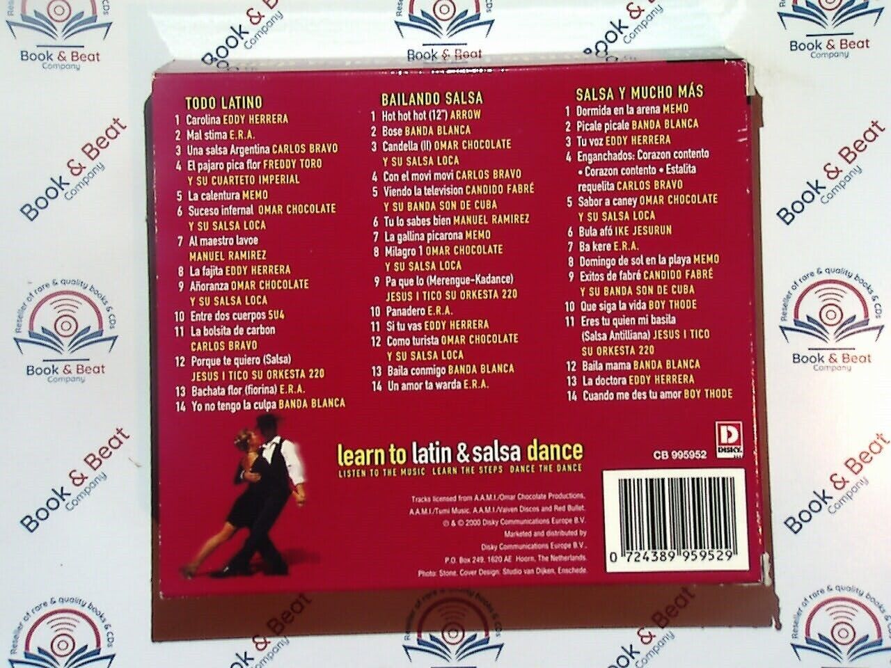 Various - Learn To Latin & Salsa Dance 3CD Boxset Mint