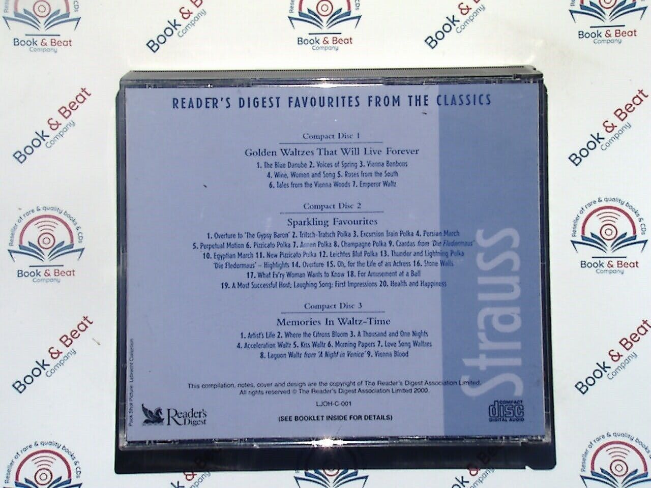 Strauss : Favourites From The Classics	(Reader's Digest) 3CD Mint