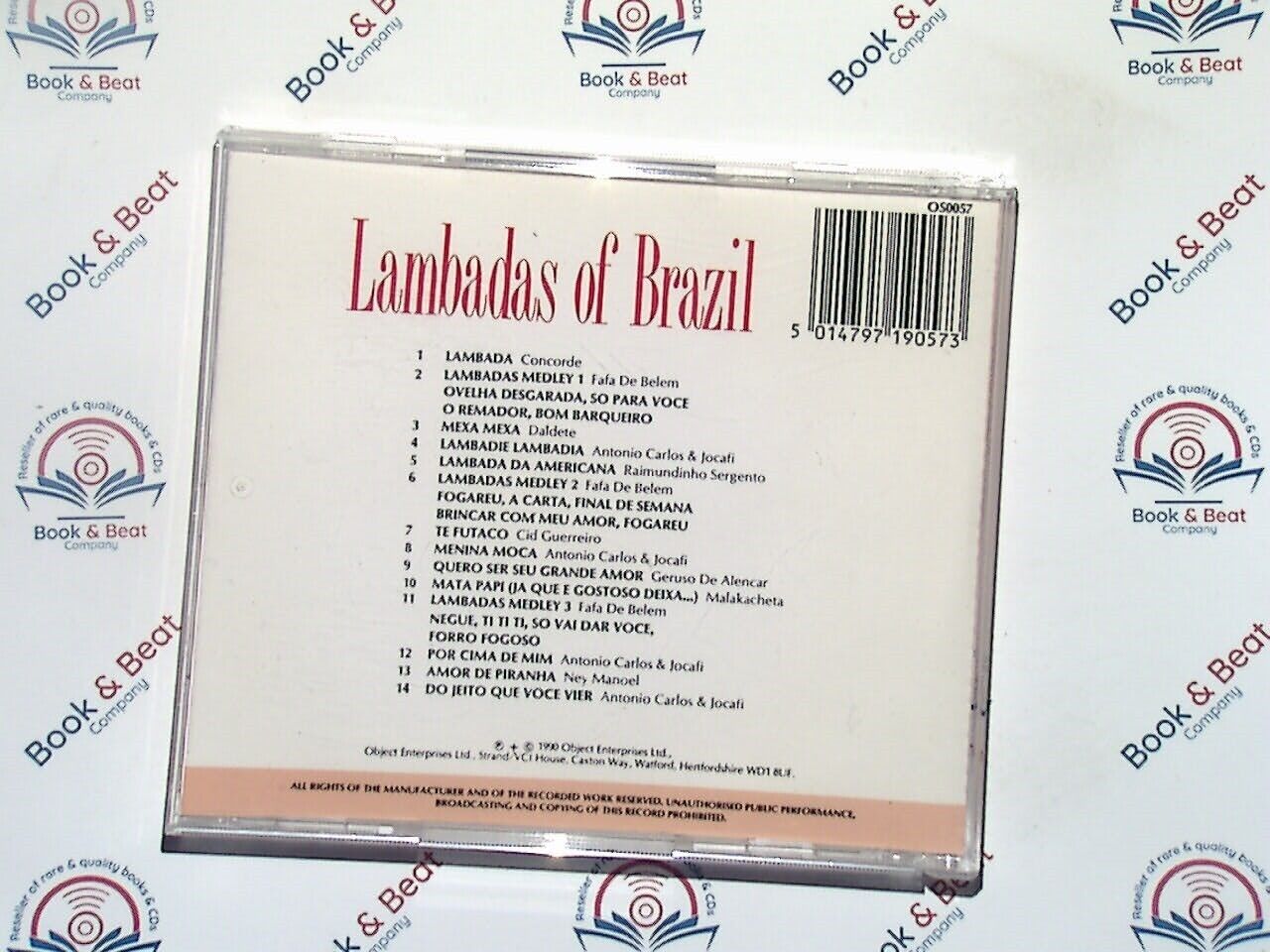 Various - Lambadas of Brazil CD VGC