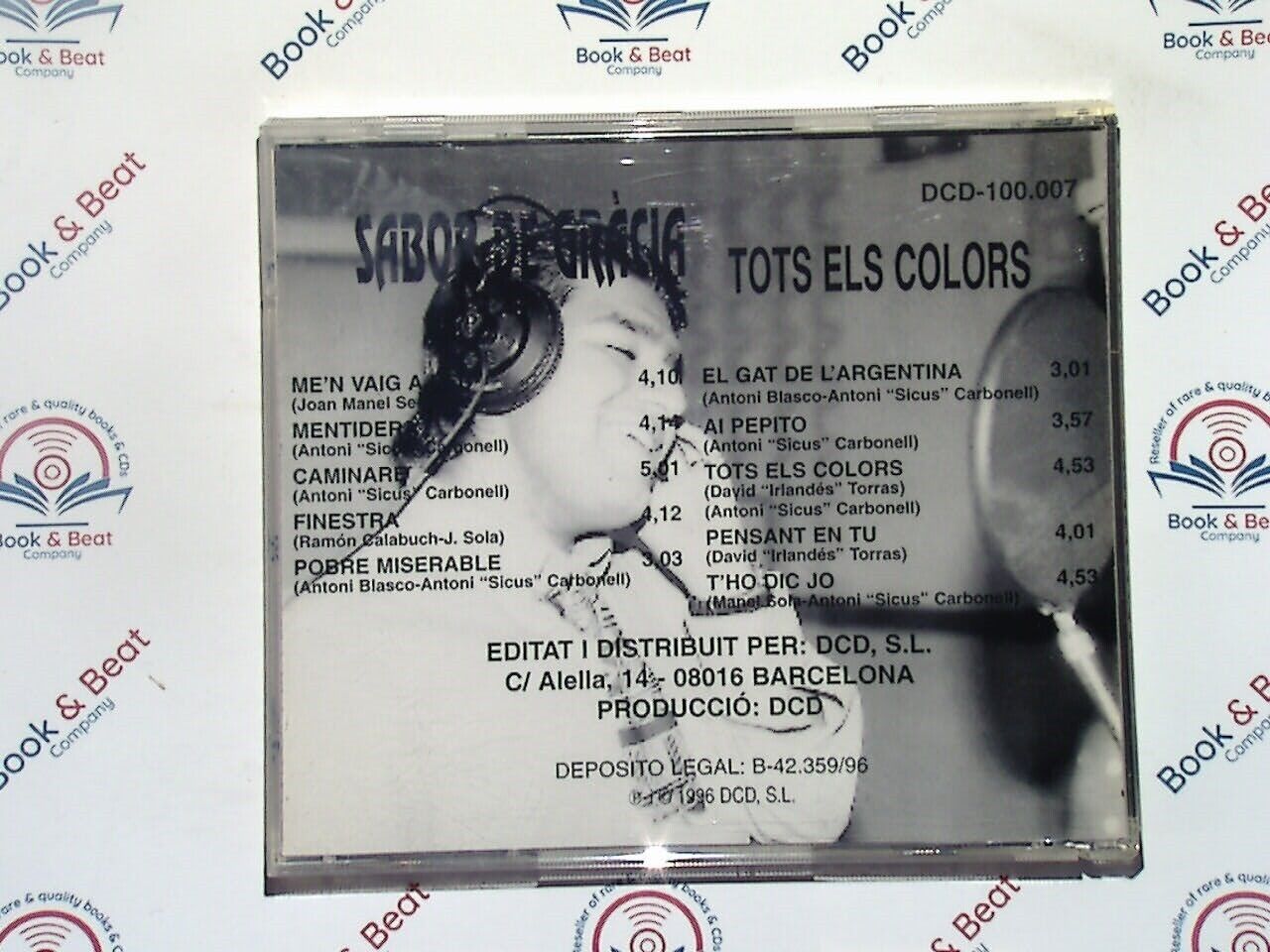 Sabor De Gracia - Tots Els Colors CD Nr Mint