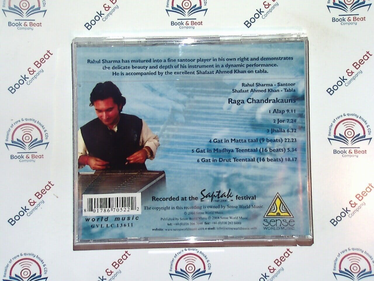 Rahul Sharma & Shafaat Ahmed Khan - Akaash CD Mint