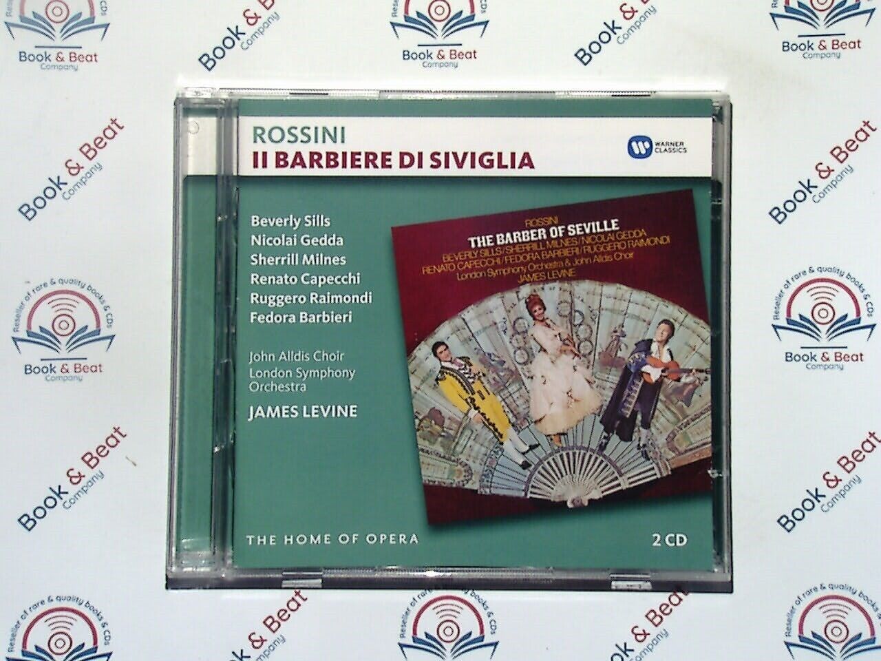 Rossini : Il Barbiere Di Siviglia	Beverley Sills, James Levine 2CD VGC