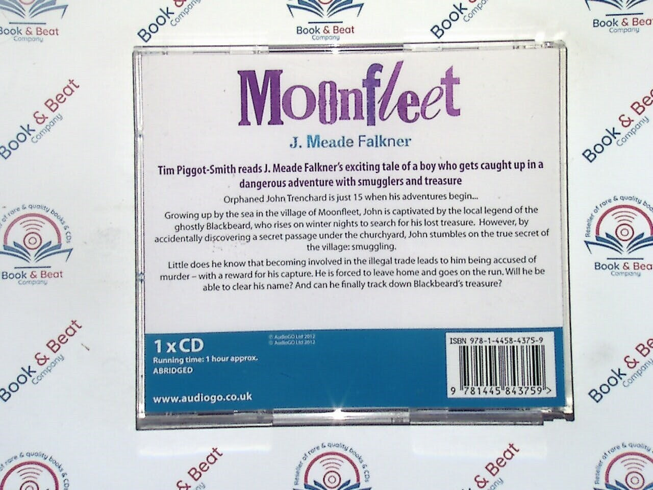 Moonfleet -  J. Meade Falkner Audiobook (Tim Pigott-Smith) CD Mint