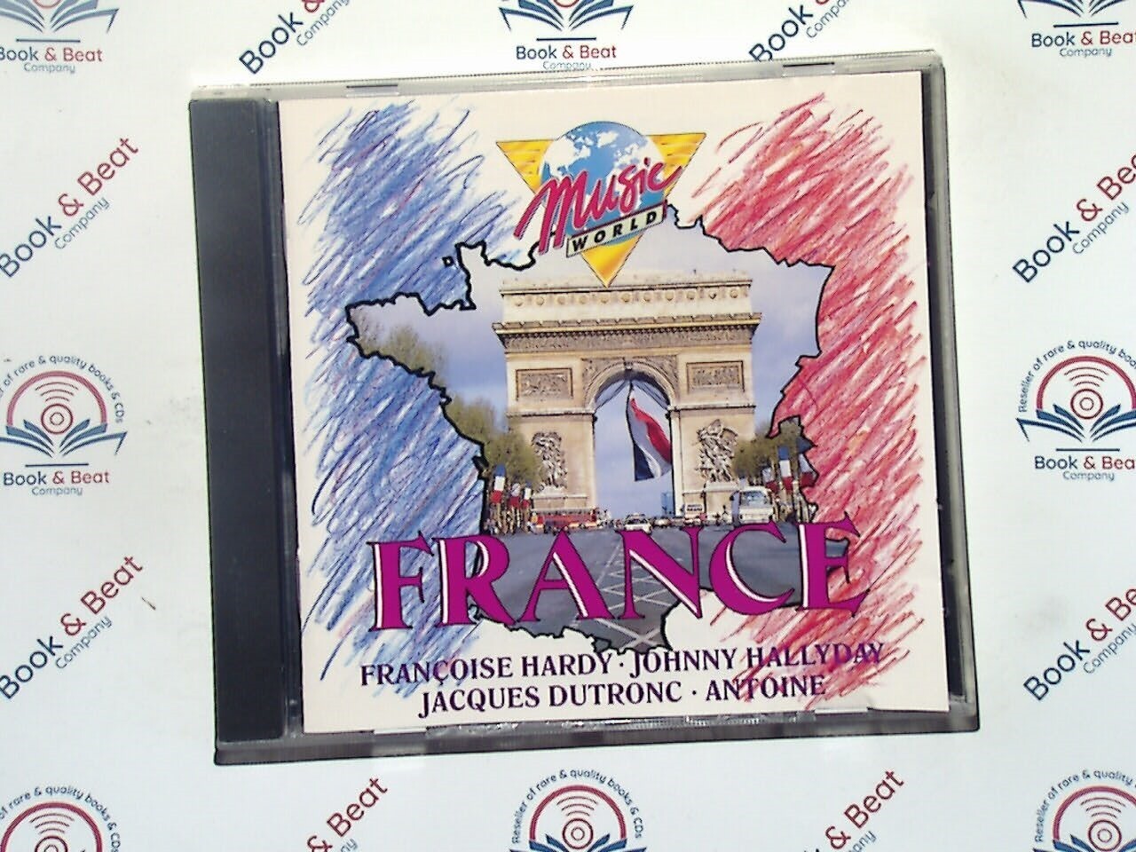 Various - Music World : France Francoise Hardy, Jaques Dutronc VGC