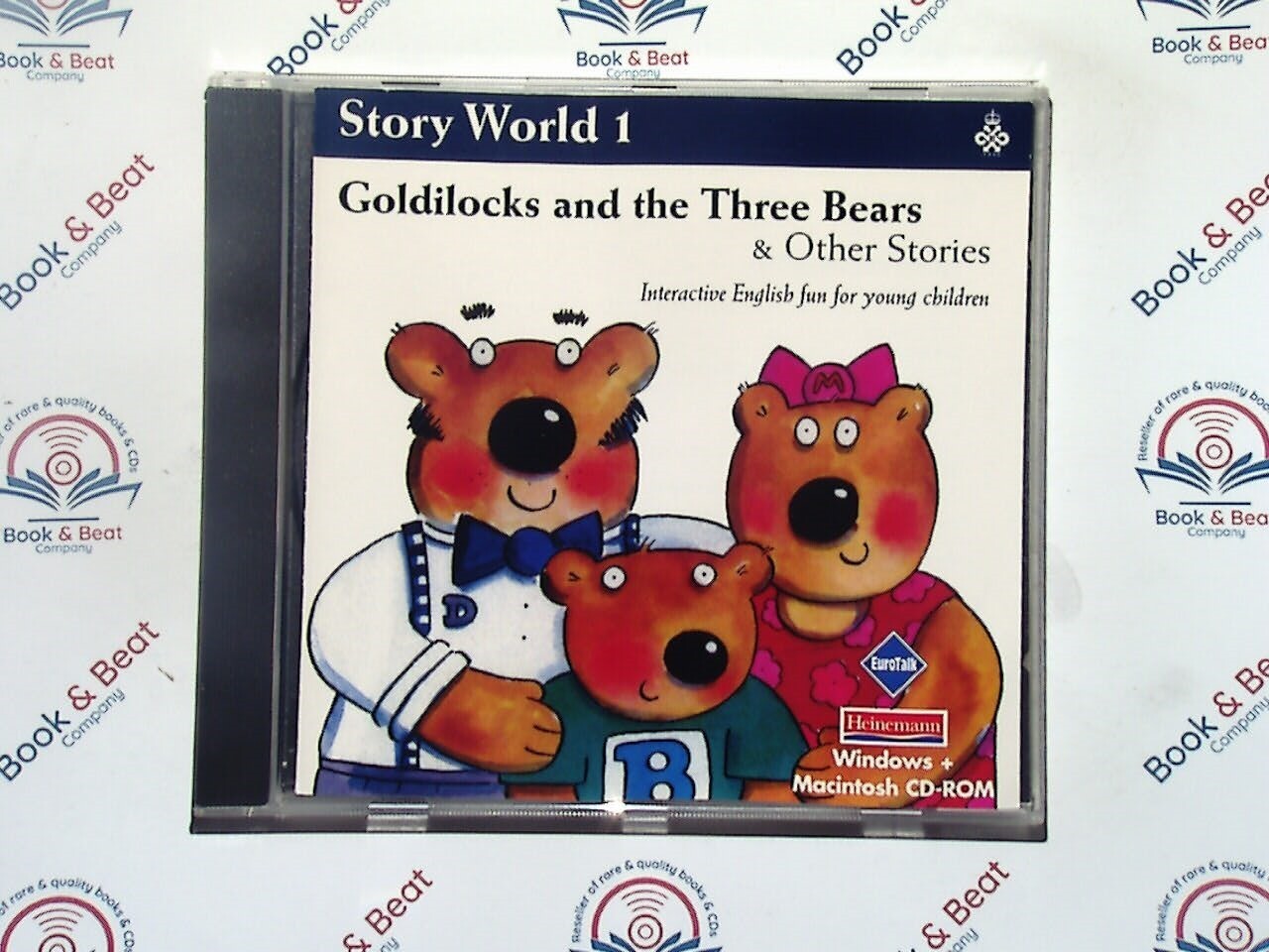 Story World 1 - Goldilocks And The Three Bears Heinemann CD-Rom  (Win+Mac) VGC