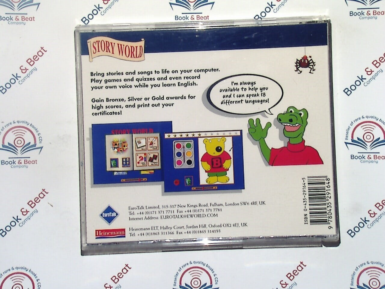 Story World 1 - Goldilocks And The Three Bears Heinemann CD-Rom  (Win+Mac) VGC