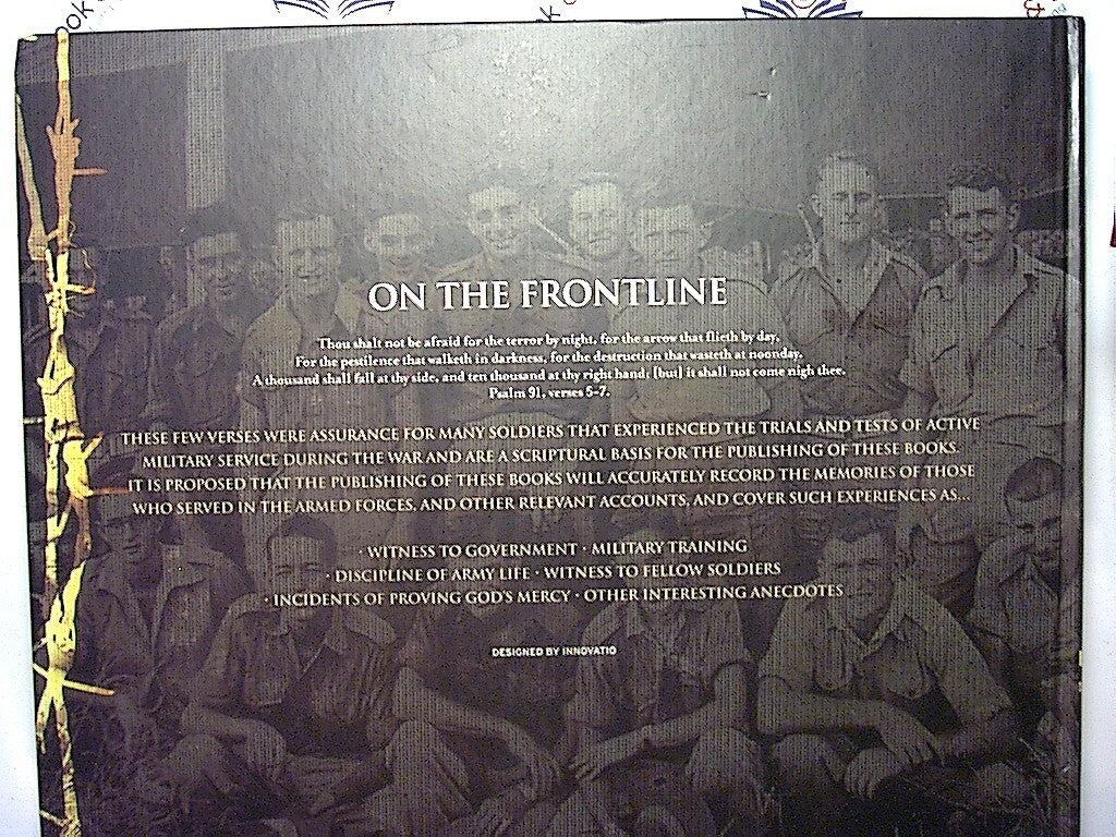 On The Front Line Vol IV : Australian Soldiers War Memories HB Nr Mint