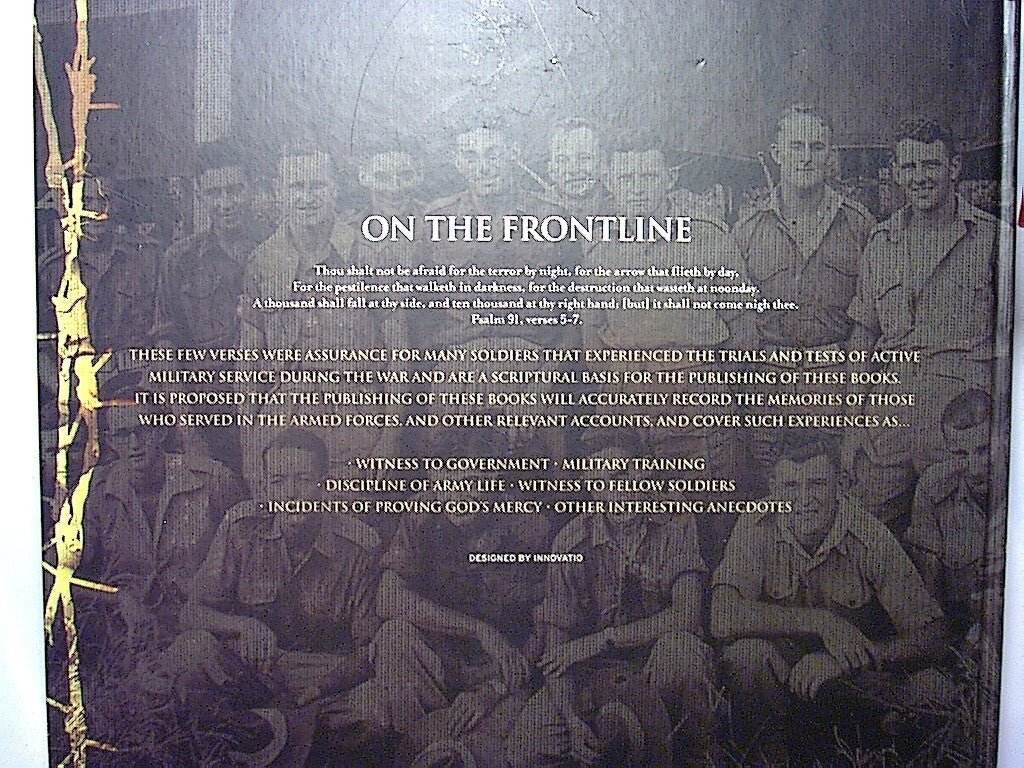 On The Front Line Vol VII : Australian Soldiers War Memories HB Nr Mint