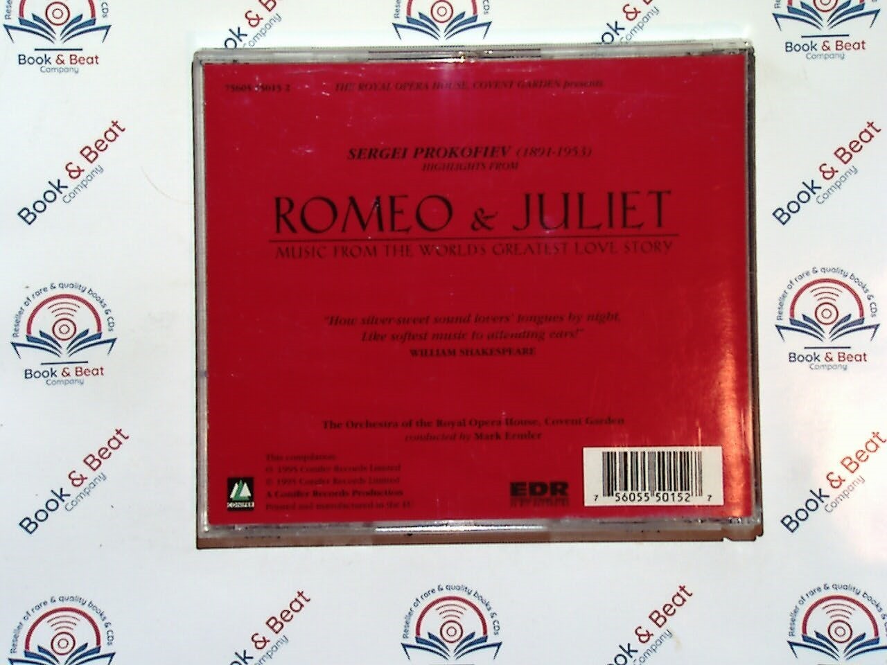 Sergei Prokofiev : Romeo And Juliet: Highlights - Royal Opera House CD Mint