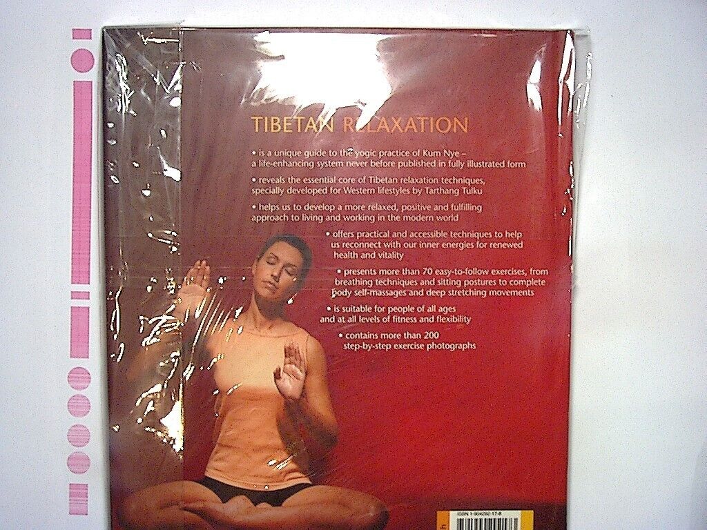 Tarthang Tulku, Tibetan Relaxation, Hardcover, Tibetan Buddhism, Meditation, Mindfulness, Tibetan Teachings, Eastern Philosophy, Spirituality, Relaxation Techniques, Healing, Wellness, Tibetan Practices, Collectible, Self-Help, Stress Relief, Holistic Health,