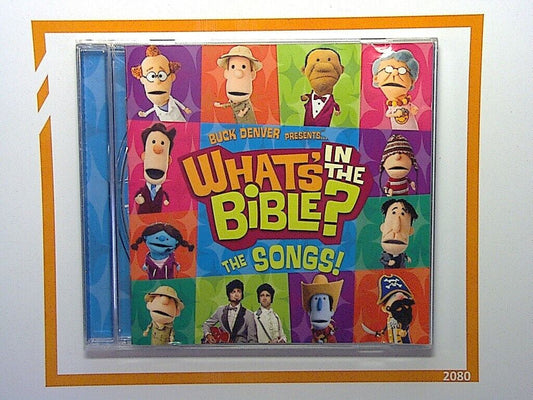 Bookandbeat.com, Buck Denver Presents, What's In the Bible, The Songs, CD, Children's Music, Christian Music, Family Entertainment, Educational Songs, Faith-Based Music, Collectible, Music Album, Bible Stories, Kids' Songs, Animated Series, Religious Education, Gospel Music, Fun for Kids,