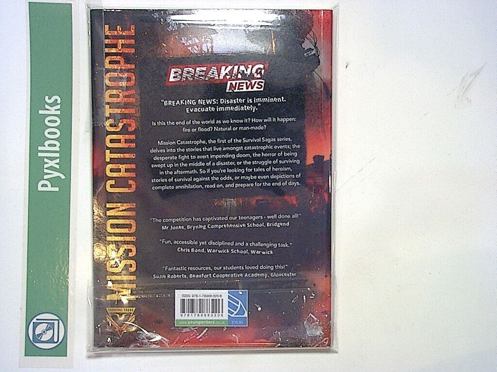 
Mission Catastrophe, Young Writers, Oxfordshire 2019, Megan Roberts, Paperback, New, Bookandbeat, Student Writing, Anthology, Children's Literature, Creative Writing, Short Stories, Educational, UK Writers, Youth Literature, English Literature, Writing Contest, New Book